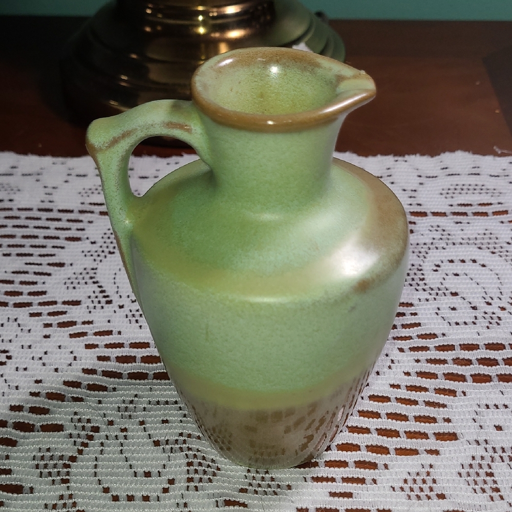 Frankoma Prairie Green Pottery 5" Pitcher #838
